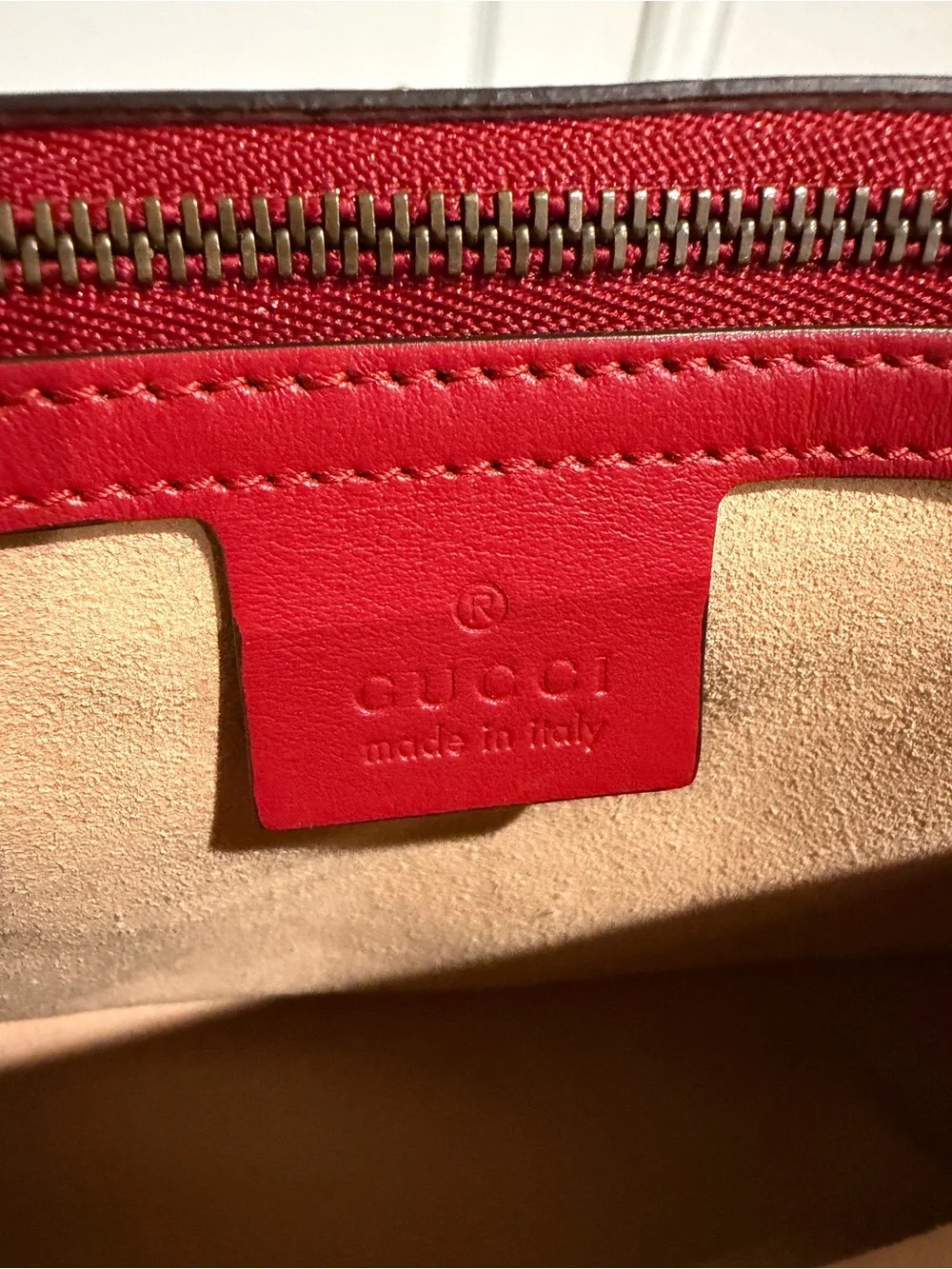 Gucci GG Marmont Small Matelassé Shoulder Bag – Red Leather